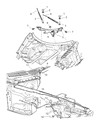 Dodge Viper Windshield Washer Nozzle Diagram - 55077551AA