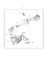 Ram EGR Valve Diagram - 5281410AE