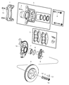 2012 Dodge Caliber Steering Knuckle Diagram - 68088532AB