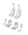 2022 Jeep Cherokee Seat Cushion Diagram - 6ST07RB5AB