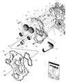 Jeep Timing Belt Diagram - 5139028AA
