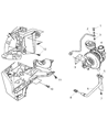 2005 Jeep Liberty Turbocharger Diagram - 5142797AB