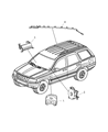2004 Jeep Grand Cherokee Air Bag Diagram - 55116437AJ