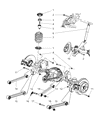 Jeep Grand Cherokee Control Arm Diagram - 52089629AB