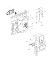 1998 Dodge Dakota Door Latch Assembly Diagram - 55075951AB