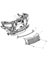 2012 Jeep Grand Cherokee Grille Diagram - 1ZW79AXRAA