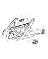 Chrysler Sebring Door Lock Actuator Diagram - 4878829AF