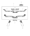 2012 Jeep Wrangler Air Duct Diagram - 68080786AA