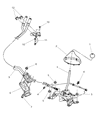 Chrysler Shift Knob Diagram - TL60MF1AC