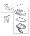 2015 Dodge Challenger Air Duct Diagram - 68175274AC