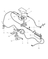 Chrysler Sebring Accelerator Cable Diagram - MR324879