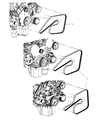Dodge Durango Drive Belt Diagram - 4627031AA