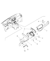 2020 Ram ProMaster City Steering Column Cover Diagram - 6ZQ57LXHAA