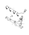 Dodge Dart Fuel Injector Diagram - 4627652AB