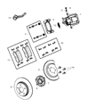Chrysler Wheel Hub Diagram - 4721762AE