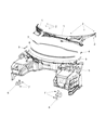 Dodge Viper Dash Panels Diagram - 68141162AC