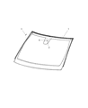 Dodge Durango Windshield Diagram - 68213826AA