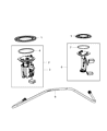 Dodge Journey Fuel Level Sensor Diagram - 68038901AB