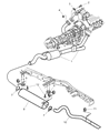 Dodge Durango Tail Pipe Diagram - 52103544AB