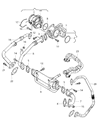 2010 Dodge Journey EGR Tube Diagram - 5162048AA