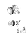 Dodge Ram 5500 A/C Compressor Diagram - 55111411AG