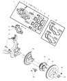 Dodge Durango Brake Caliper Diagram - 5139929AB