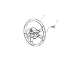 Chrysler PT Cruiser Steering Wheel Diagram - 1EX911DAAA