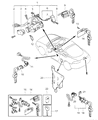 Chrysler Door Lock Cylinder Diagram - MR199820