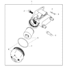 2018 Jeep Compass Oil Filter Housing Diagram - 68320861AA