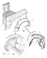 2006 Dodge Ram 3500 Fender Diagram - 5KM24TZZAA