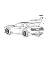 Dodge Spoiler Diagram - 6QK92RXFAB
