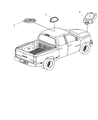 2005 Dodge Ram 1500 Dome Light Diagram - 5JG58TL2AB