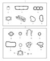 Chrysler Crankshaft Seal Diagram - 4654389AC