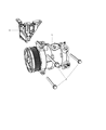 Chrysler Sebring A/C Compressor Diagram - 55111408AC