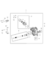 Jeep Compass Intermediate Shaft Diagram - 68237777AA