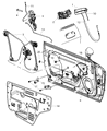 Dodge Challenger Door Latch Assembly Diagram - 68064402AB
