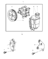 2008 Dodge Ram 3500 Power Steering Pump Diagram - R8034330AB