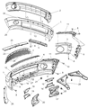Dodge Ram 2500 Air Deflector Diagram - 55077971AA