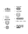 Ram 1500 Emblem Diagram - 68448647AB