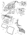 Dodge Trunk Lid Latch Diagram - 4589131AB