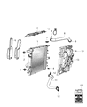 2017 Jeep Wrangler Radiator Hose Diagram - 55111394AC