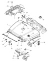 Jeep Wrangler Hood Latch Diagram - 55176731AF