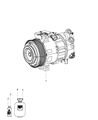 Dodge Dart A/C Compressor Diagram - 68193950AA
