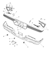 Ram 3500 Parking Assist Distance Sensor Diagram - 1JK73TZZAA