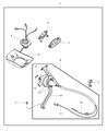 Dodge Durango Cruise Control Switch Diagram - 56007630AB