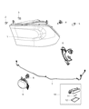 Ram 2500 Headlight Diagram - 68093217AC