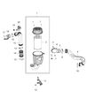 Ram Air Filter Diagram - 68095846AA