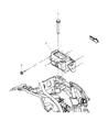 2008 Chrysler PT Cruiser Engine Mount Diagram - 4668577AD
