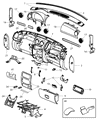 Dodge Journey Ashtray Diagram - 55116979AB