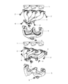 Jeep Wrangler Exhaust Manifold Diagram - 4666026AC